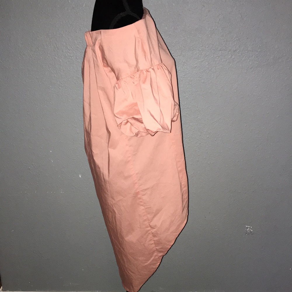 Pink salmon off shoulder top - Picture 6 of 10